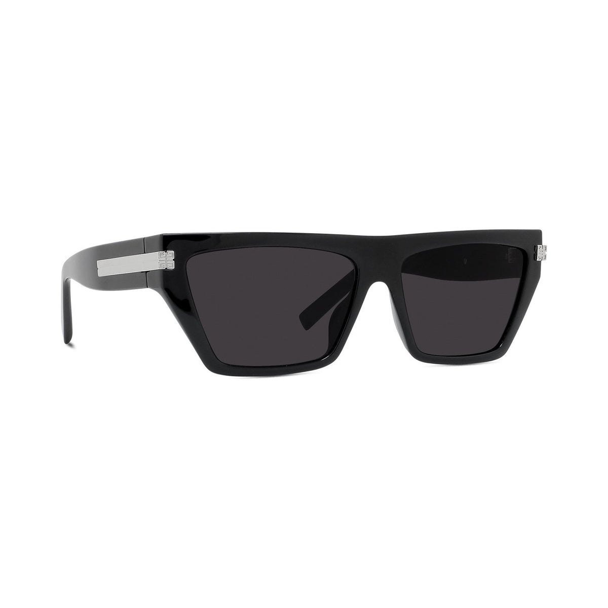 4G Bar Black Cat eye Sunglasses 01a