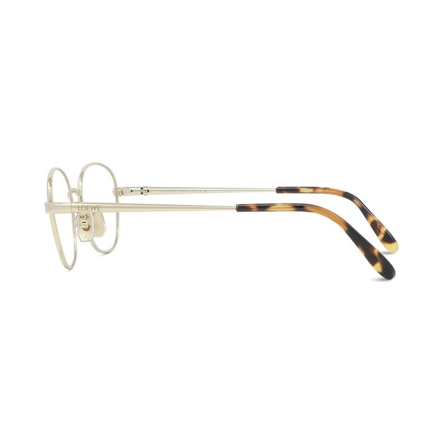 Slim Gold Geometric Eyeglasses