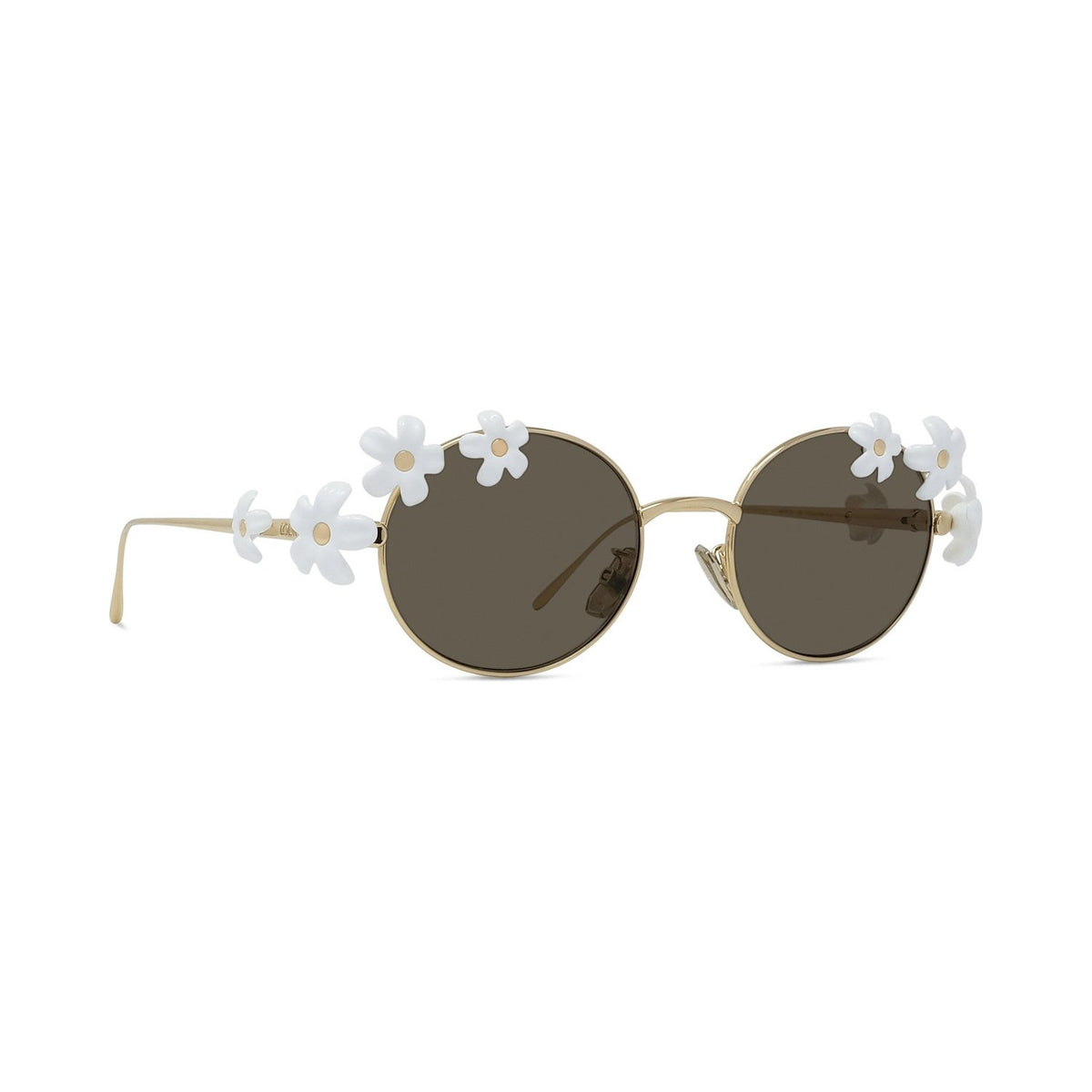 Signature Gold Oval Sunglasses