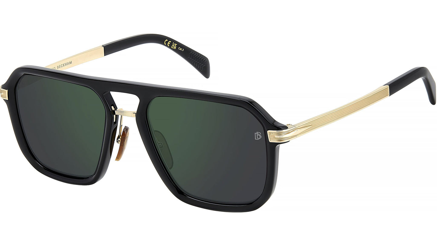David Beckham DB 7136/S 2M2 Black Gold lato