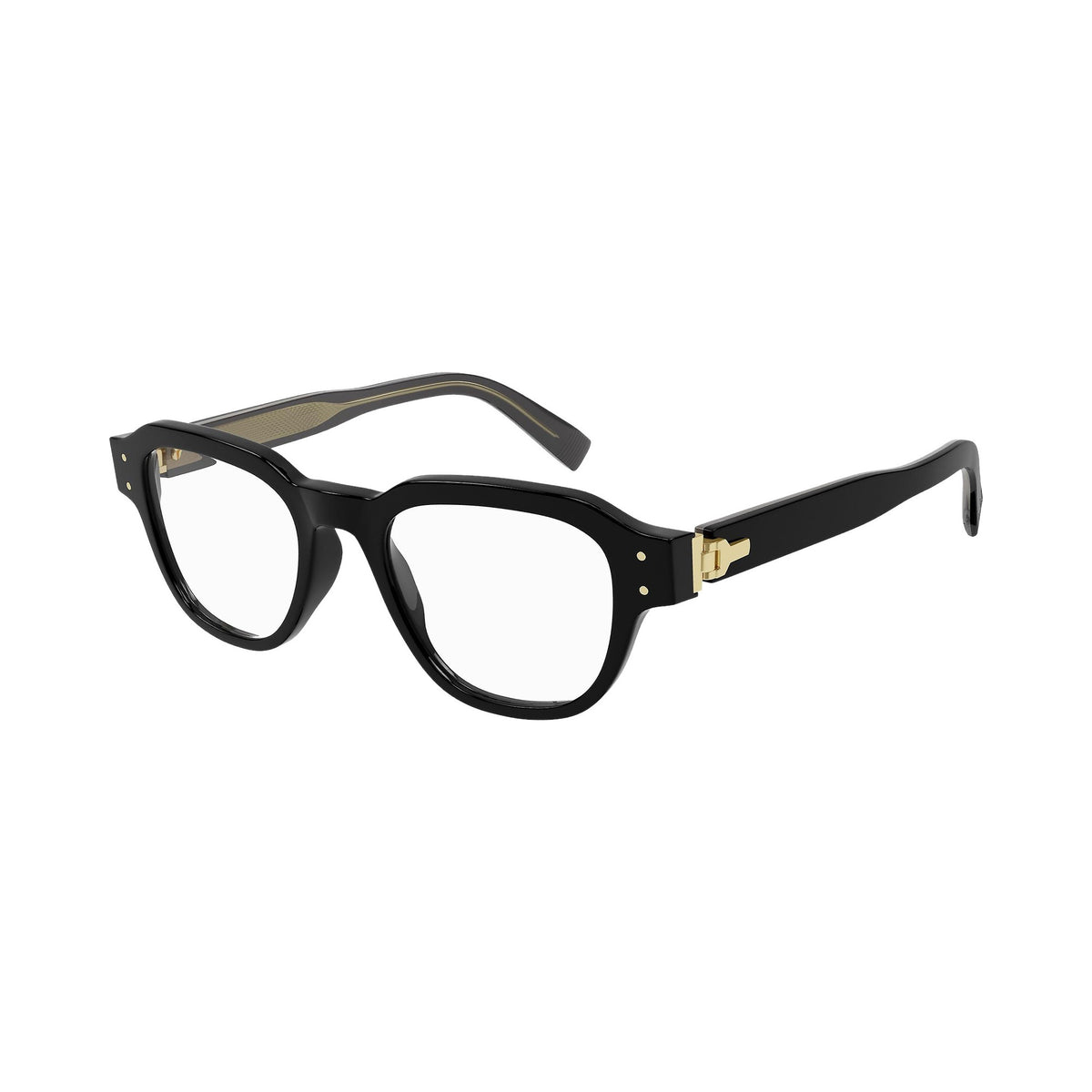Dunhill DU0048O 001 black transpare laterale