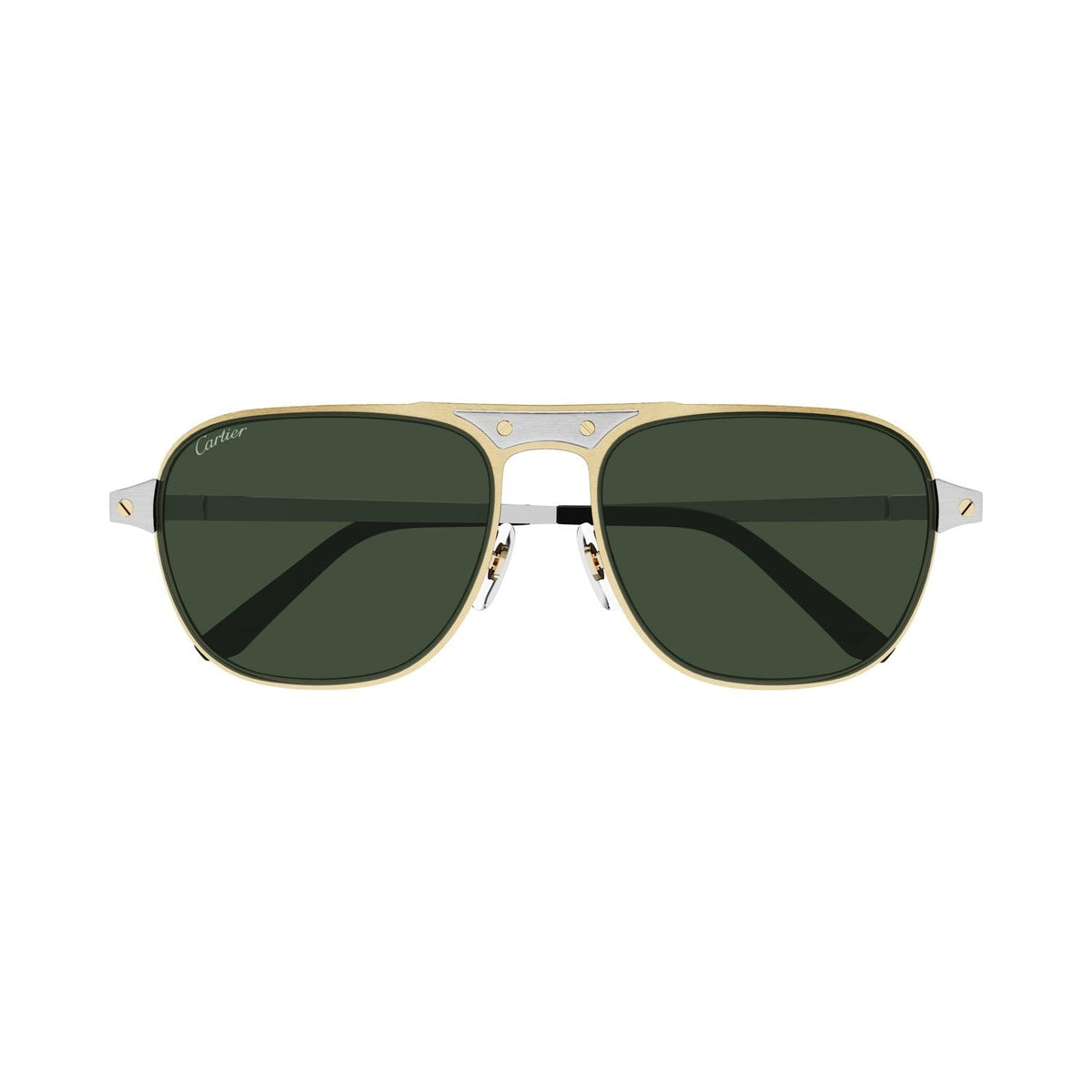 Cartier CT0532S | Occhiali da sole uomo argento oro
