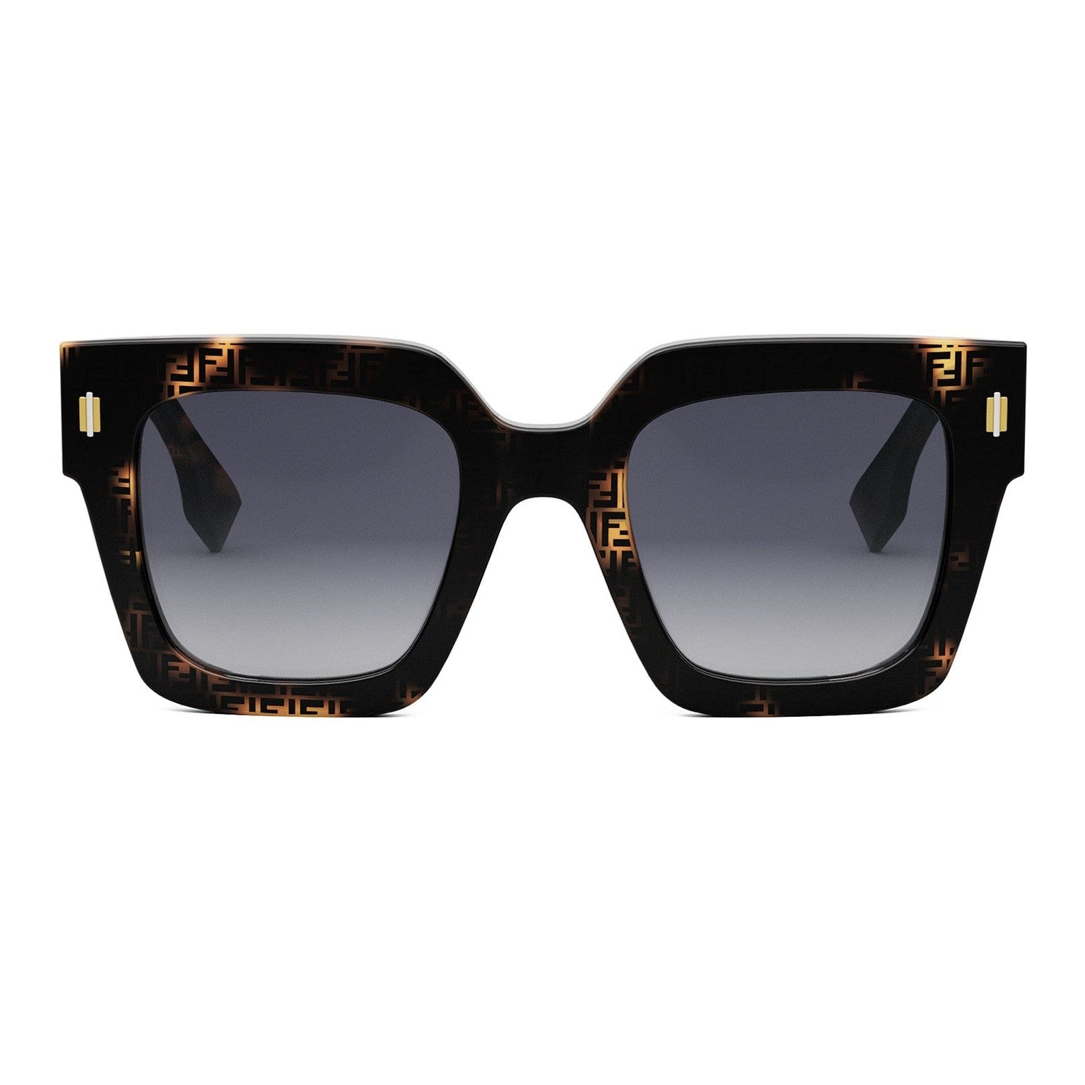 Fendi Roma Havana Square Sunglasses –