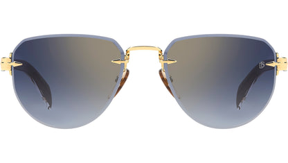 David Beckham DB 7144/S RHL Gold Black frontale