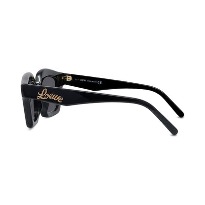 Curvy Black Cat eye Sunglasses 01b