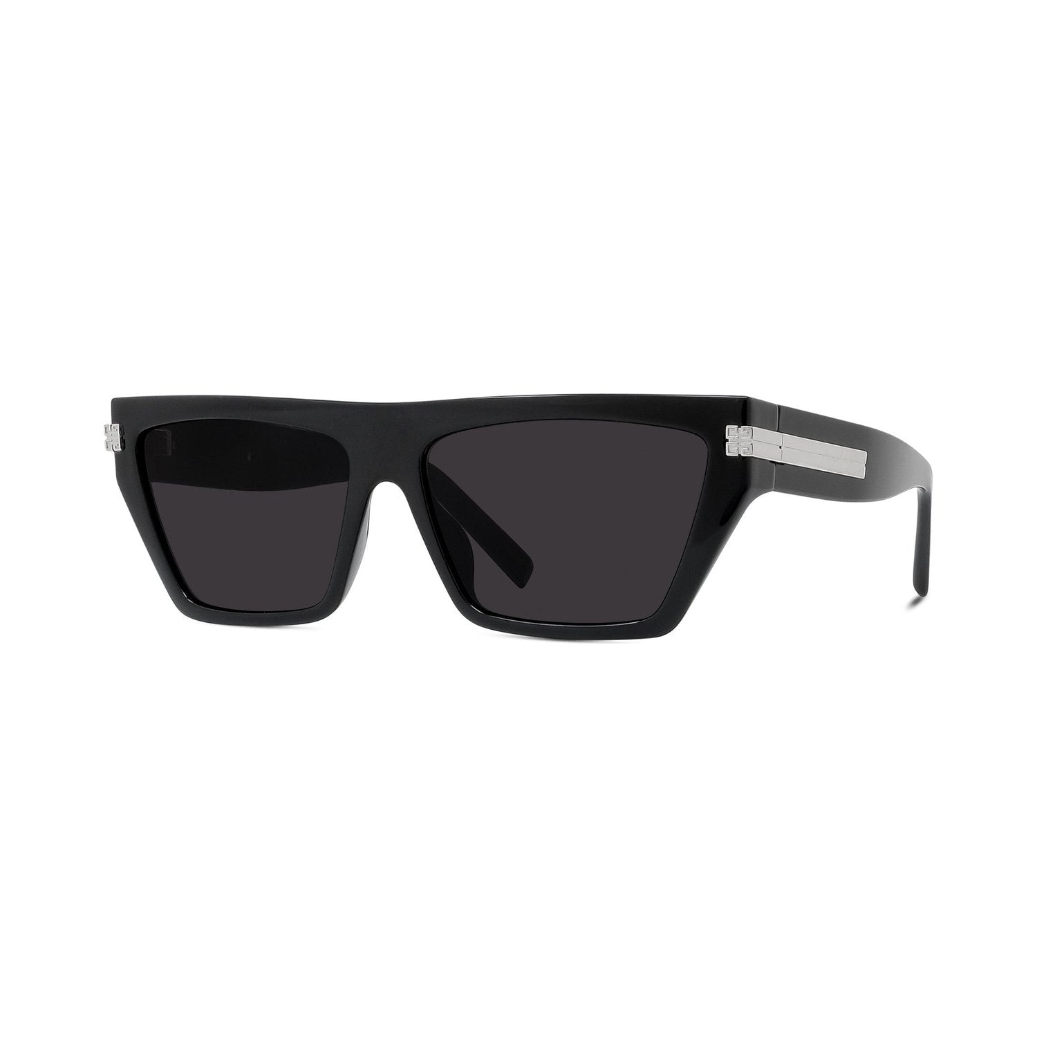 4G Bar Black Cat eye Sunglasses 01a