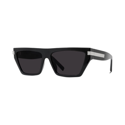 4G Bar Black Cat eye Sunglasses 01a