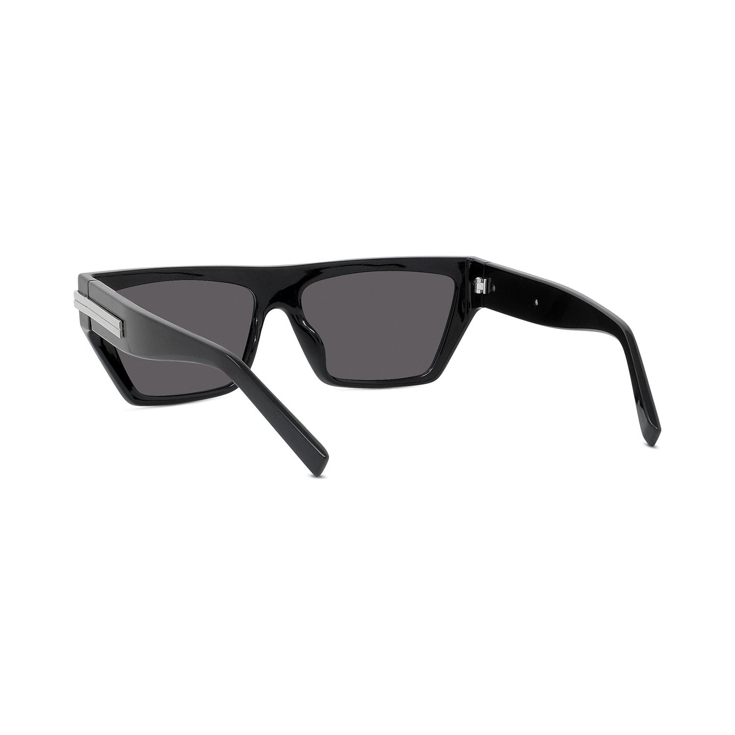 4G Bar Black Cat eye Sunglasses 01a