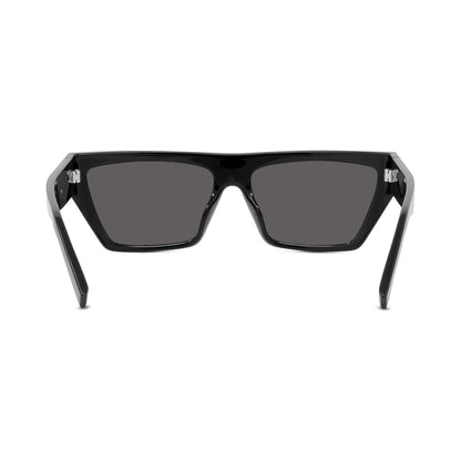 4G Bar Black Cat eye Sunglasses 01a