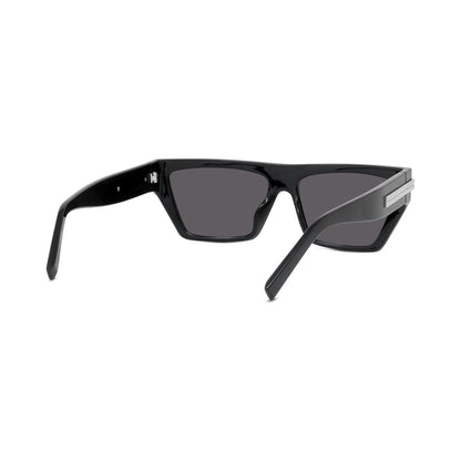 4G Bar Black Cat eye Sunglasses 01a