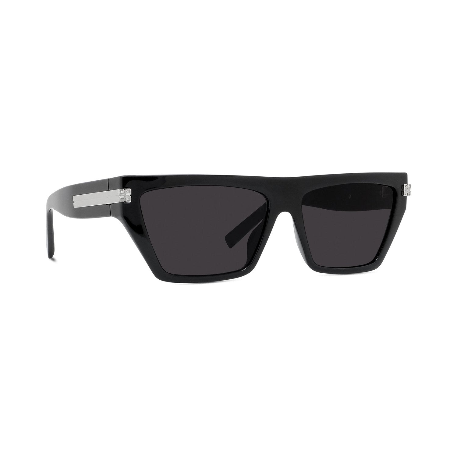 4G Bar Black Cat eye Sunglasses 01a