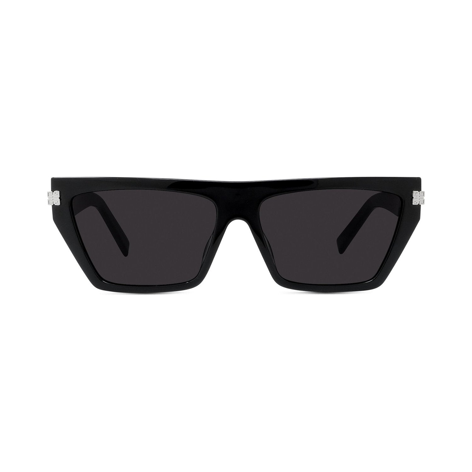 4G Bar Black Cat eye Sunglasses 01a