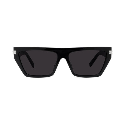 4G Bar Black Cat eye Sunglasses 01a