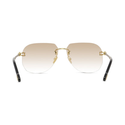 Manille & Cable Yellow Pilot Sunglasses 30f