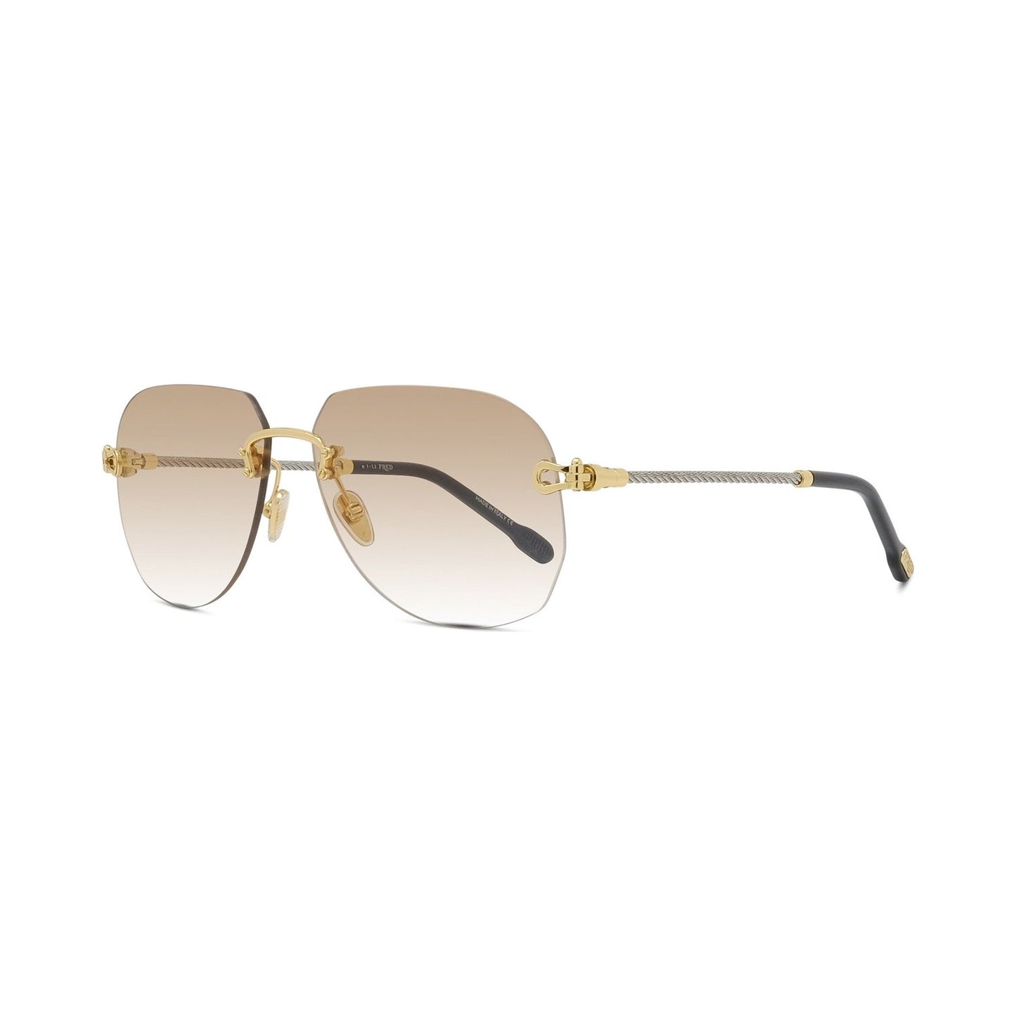 Manille & Cable Yellow Pilot Sunglasses 30f