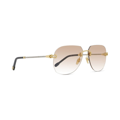 Manille & Cable Yellow Pilot Sunglasses 30f