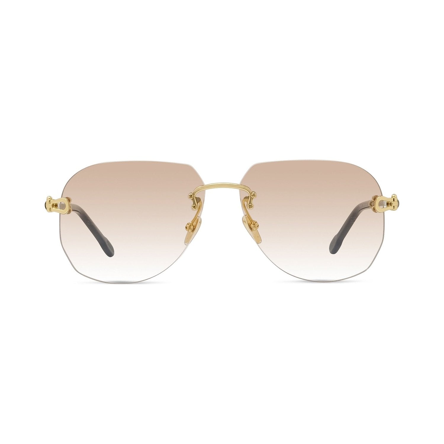 Manille & Cable Yellow Pilot Sunglasses 30f