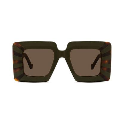 Anagram Green Square Sunglasses 96e