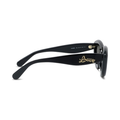 Curvy Black Cat Eye Sunglasses 01a