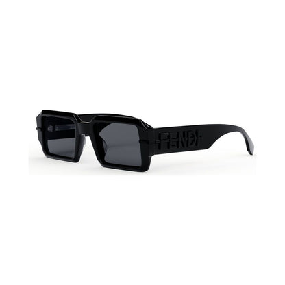 Fendigraphy Black Rectangular Sunglasses 01a