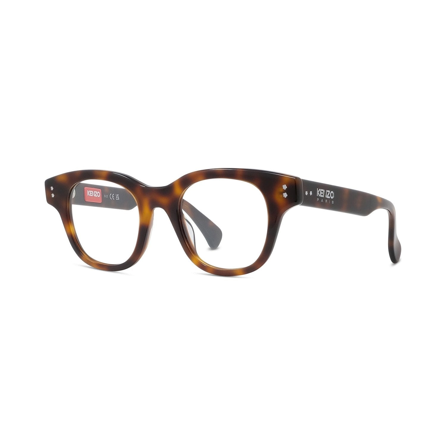 Boke Flower Havana Square Eyeglasses 053
