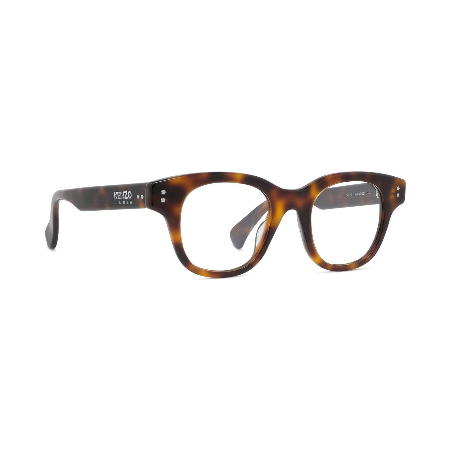 Boke Flower Havana Square Eyeglasses 053
