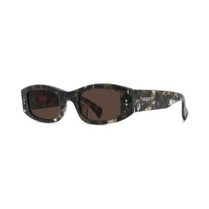 Boke Flower Havana Rectangular Sunglasses 56e
