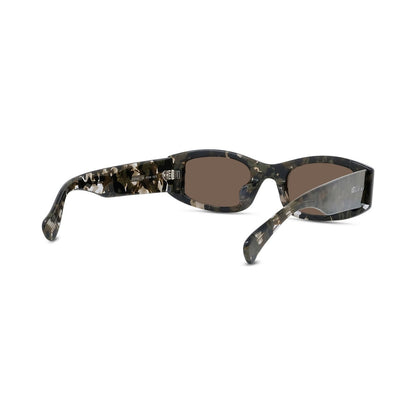 Boke Flower Havana Rectangular Sunglasses 56e