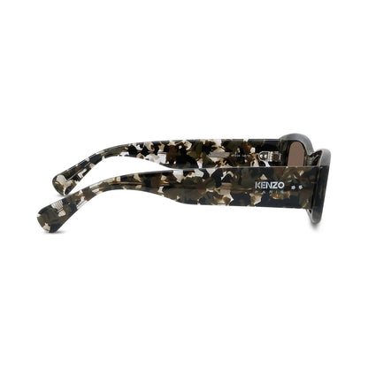 Boke Flower Havana Rectangular Sunglasses 56e