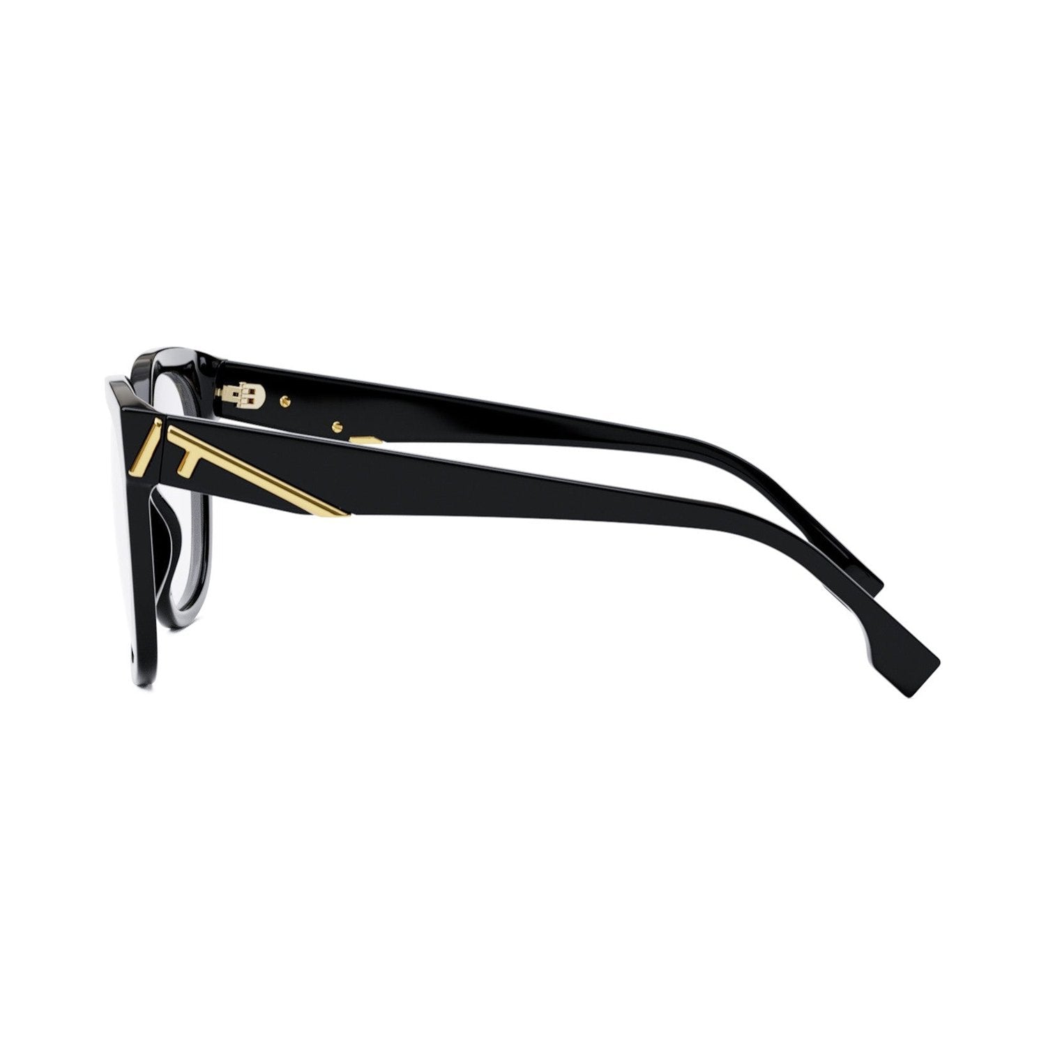 Fendi First Black Square Eyeglasses 001