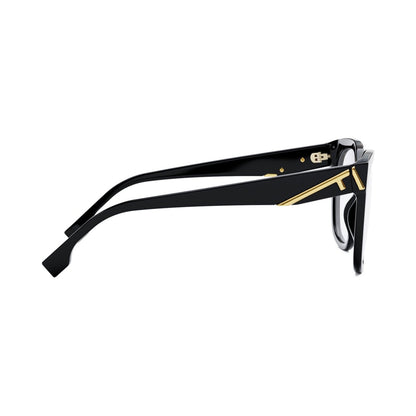 Fendi First Black Square Eyeglasses 001