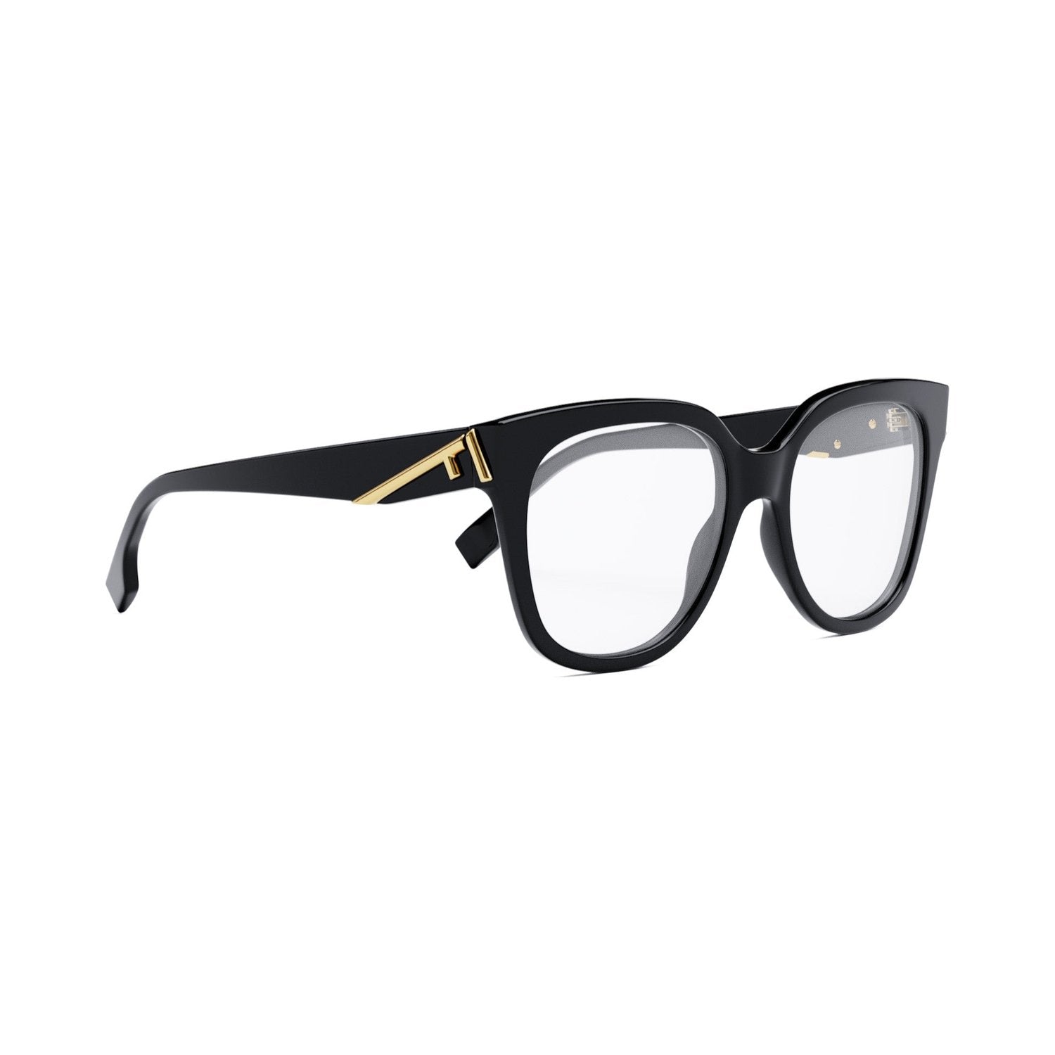 Fendi First Black Square Eyeglasses 001