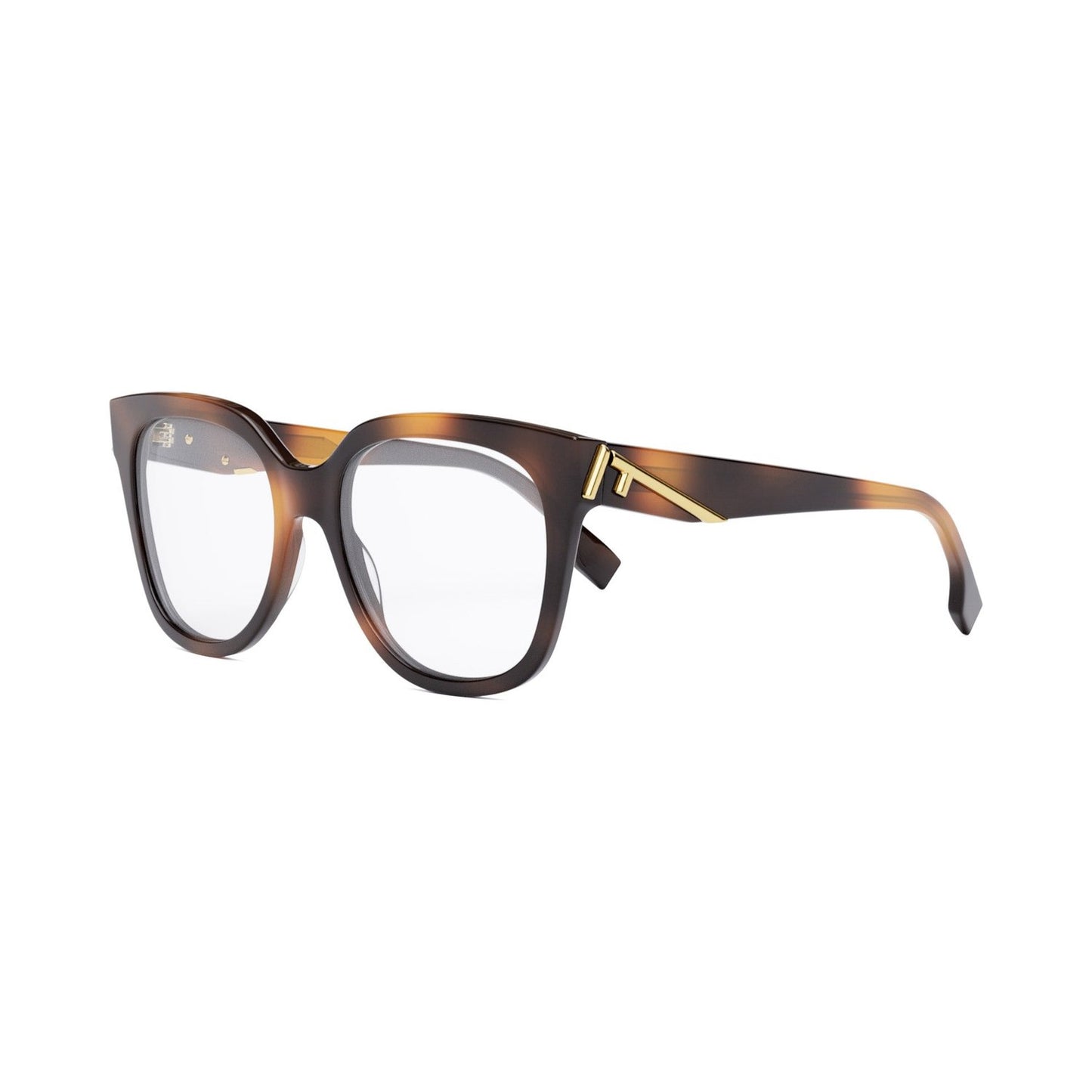 Fendi First Brown Square Eyeglasses 053