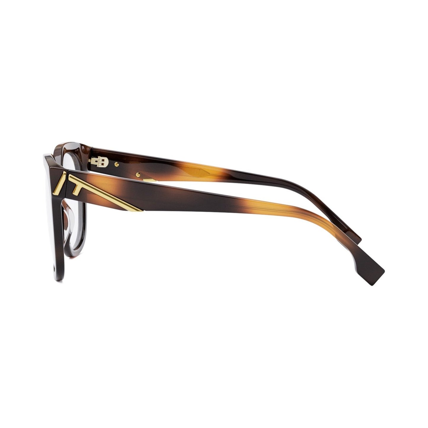 Fendi First Brown Square Eyeglasses 053
