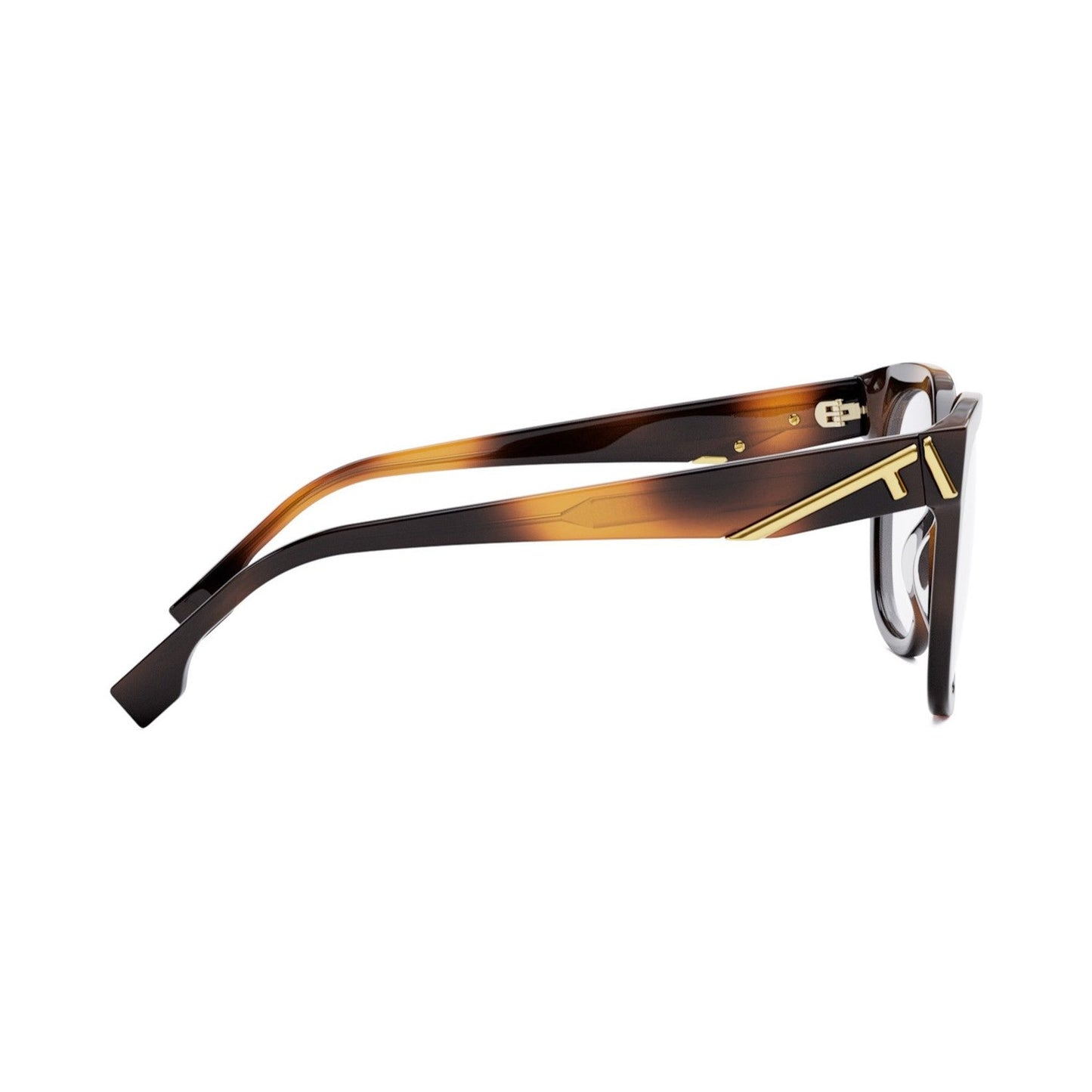 Fendi First Brown Square Eyeglasses 053