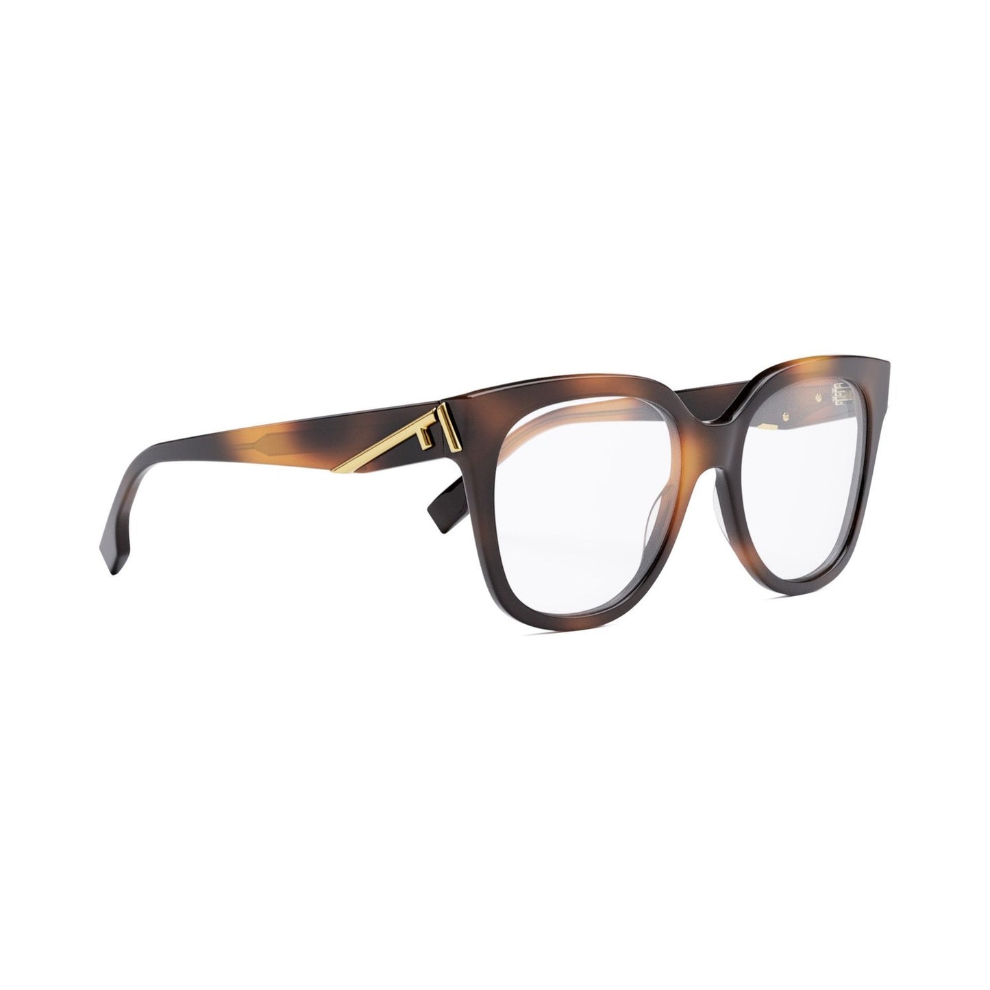 Fendi First Brown Square Eyeglasses 053