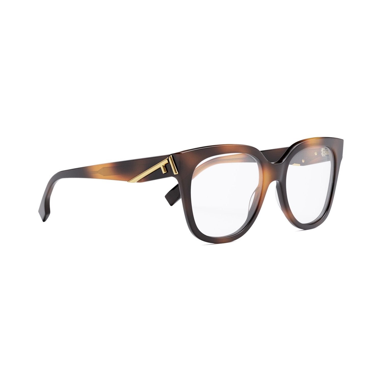 Fendi First Brown Square Eyeglasses 053