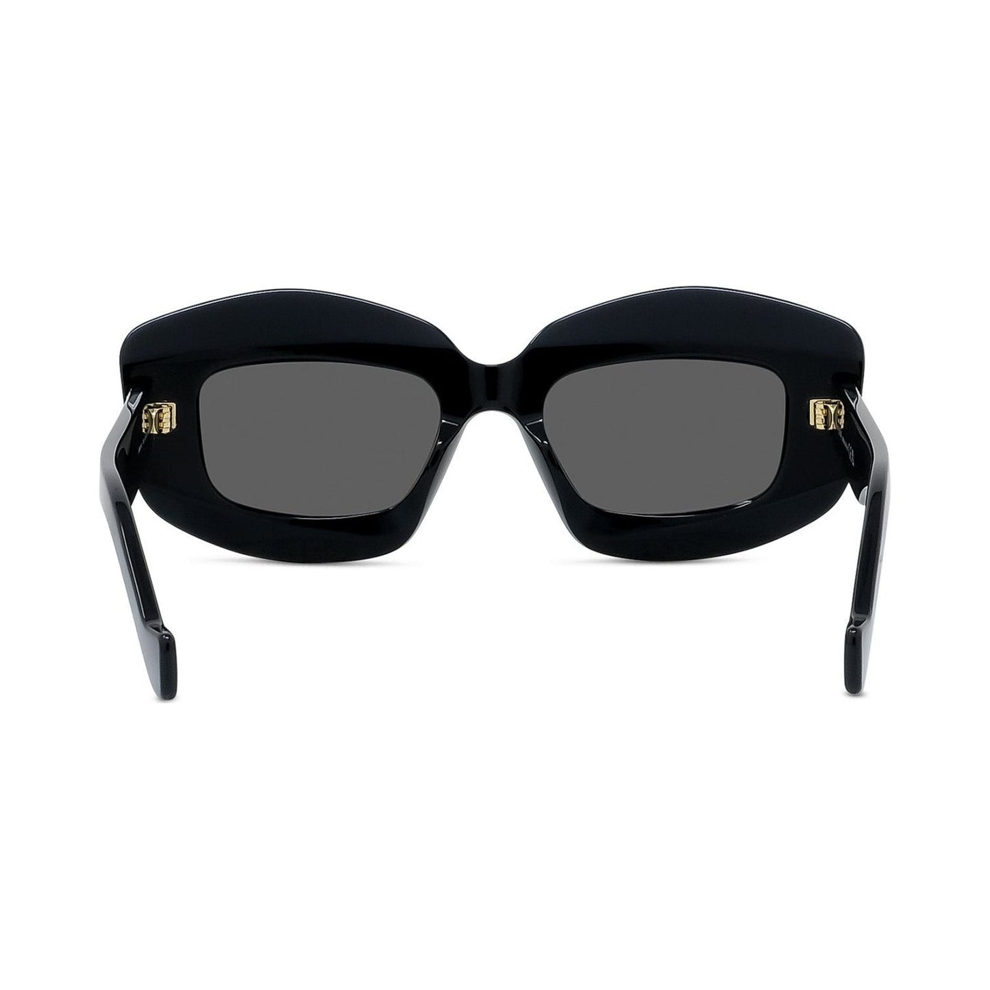 Anagram Black Rectangular Sunglasses 01a