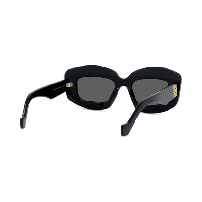 Anagram Black Rectangular Sunglasses 01a