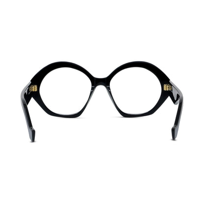 Anagram Black Hexagonal Eyeglasses 001
