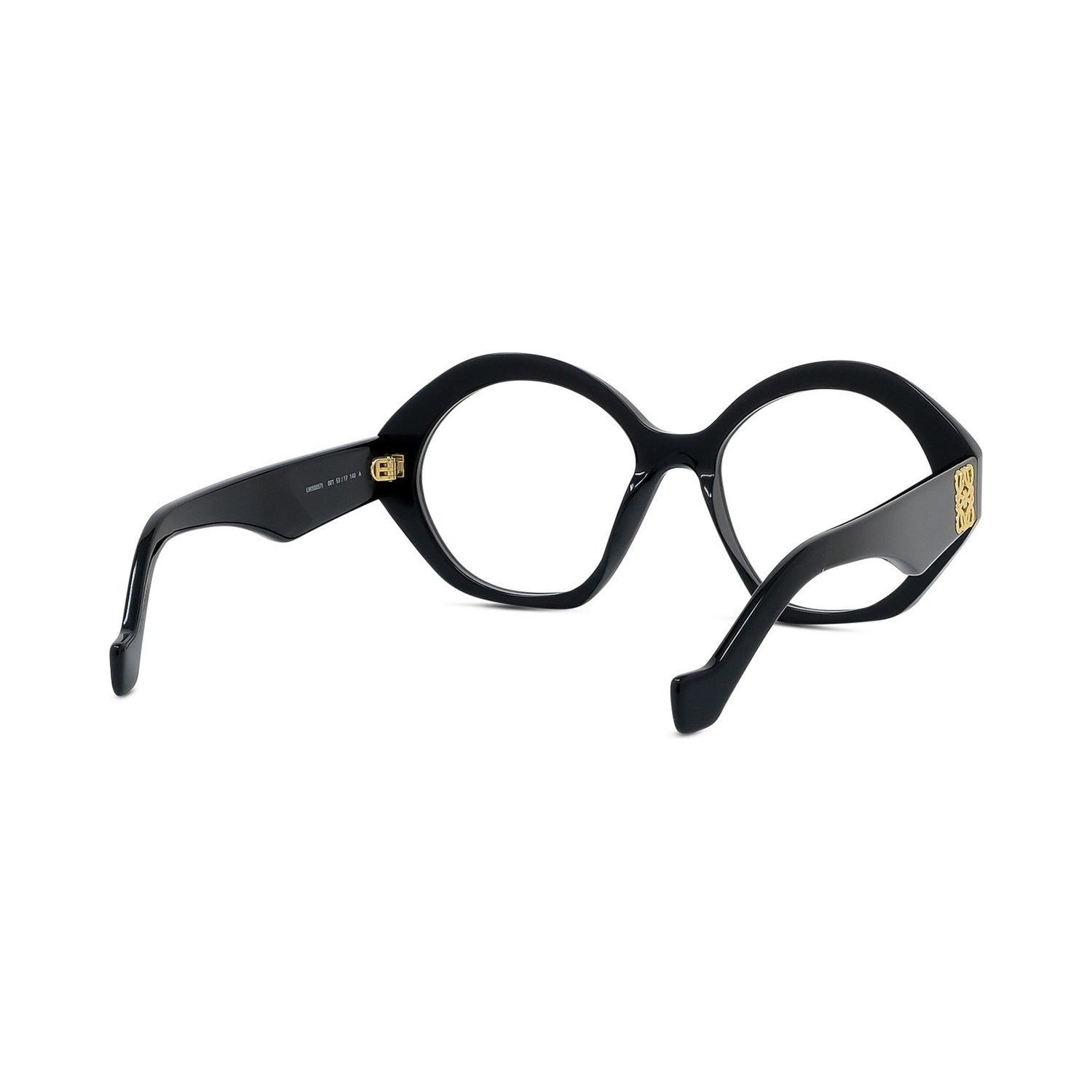 Anagram Black Hexagonal Eyeglasses 001