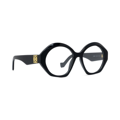 Anagram Black Hexagonal Eyeglasses 001