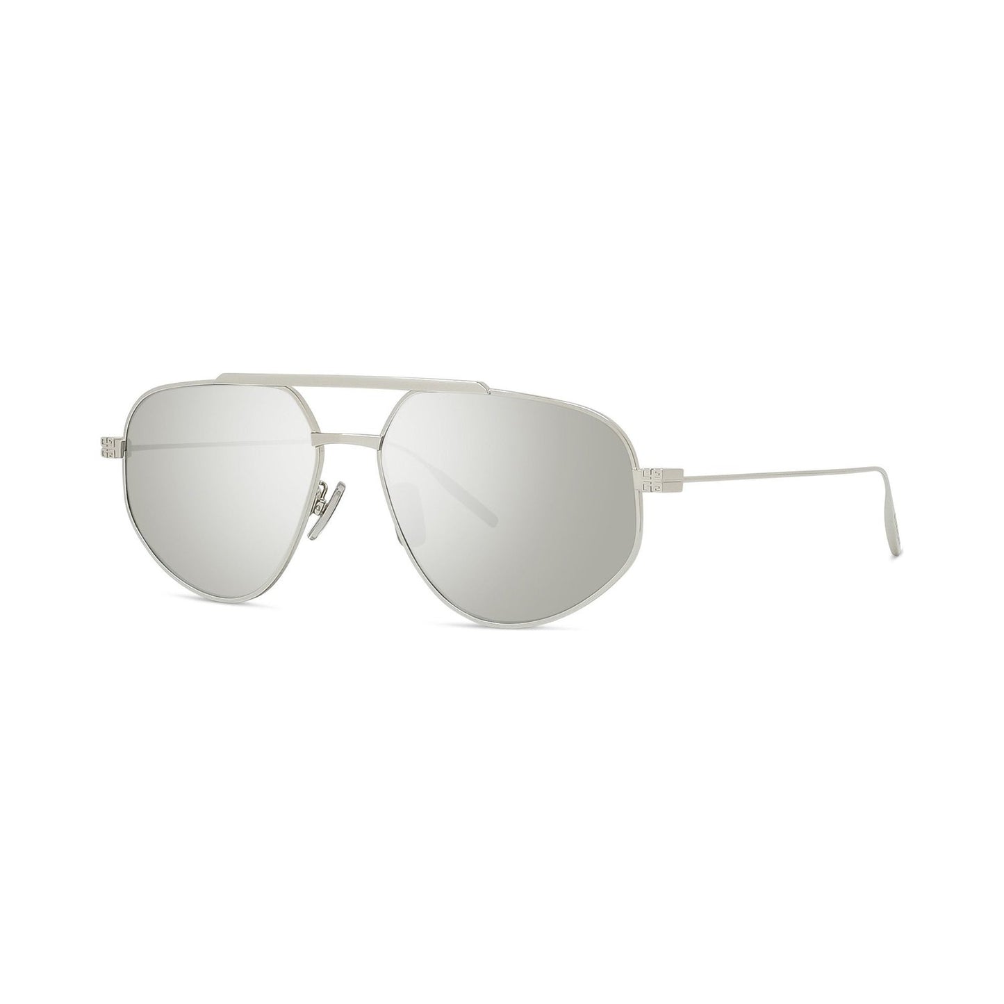 GV Speed Silver Geometric Sunglasses 16g