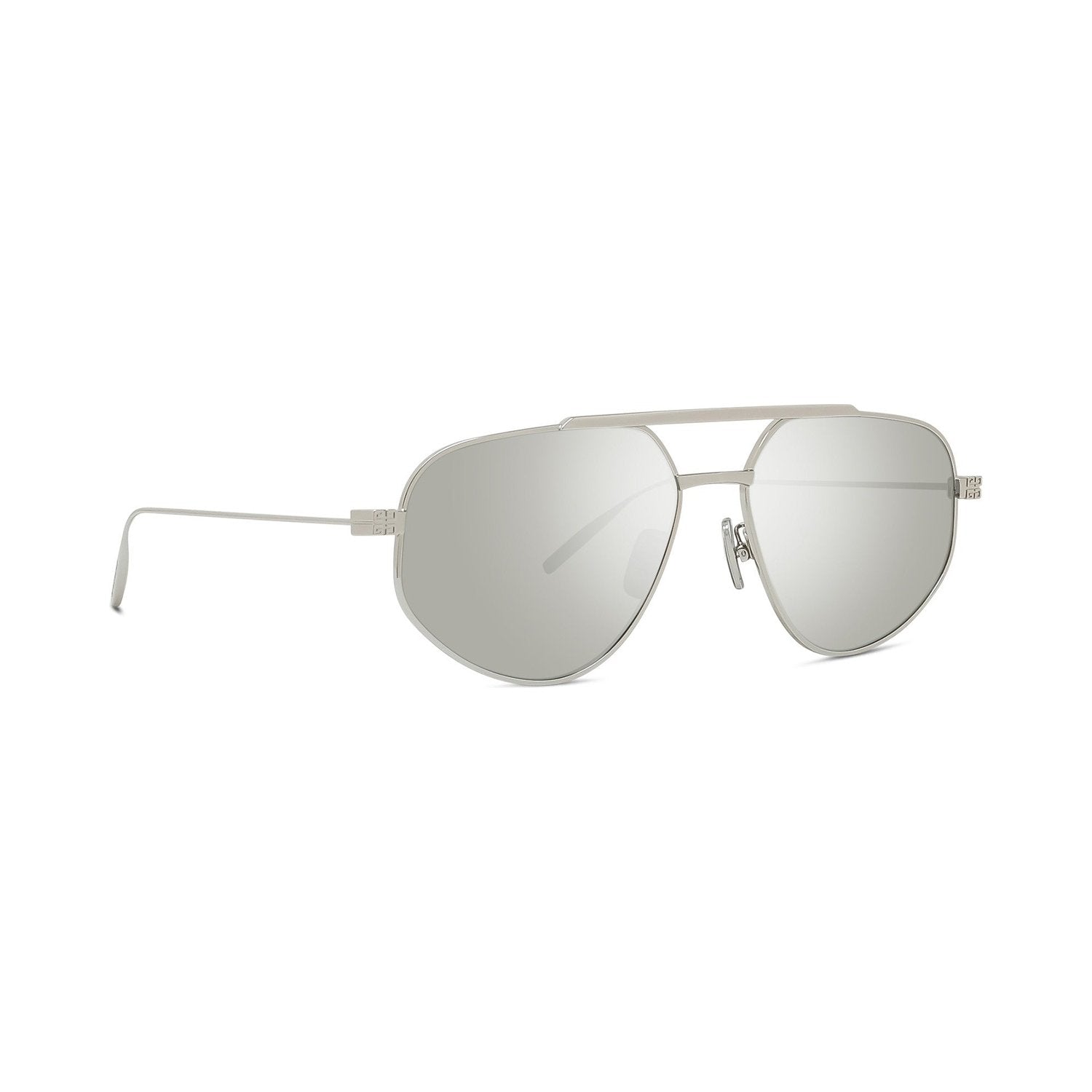GV Speed Silver Geometric Sunglasses 16g