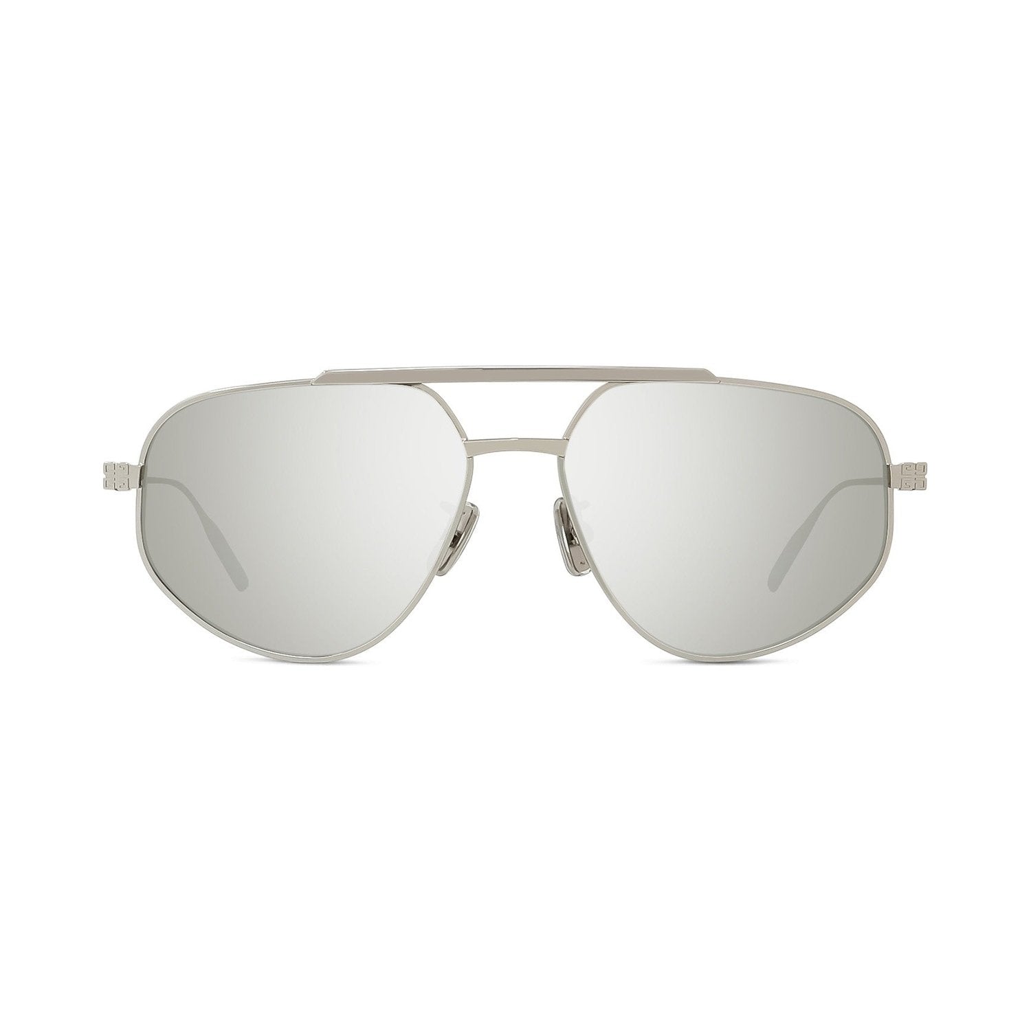GV Speed Silver Geometric Sunglasses 16g