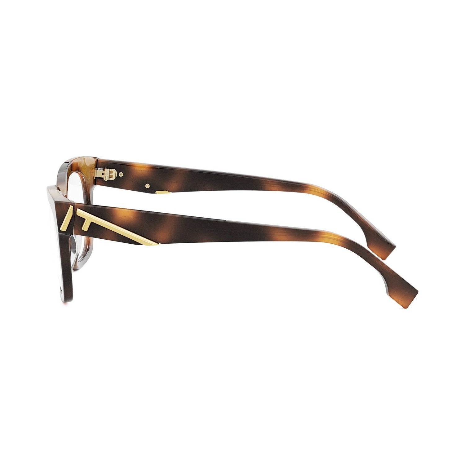 Fendi First Havana Square Eyeglasses 053