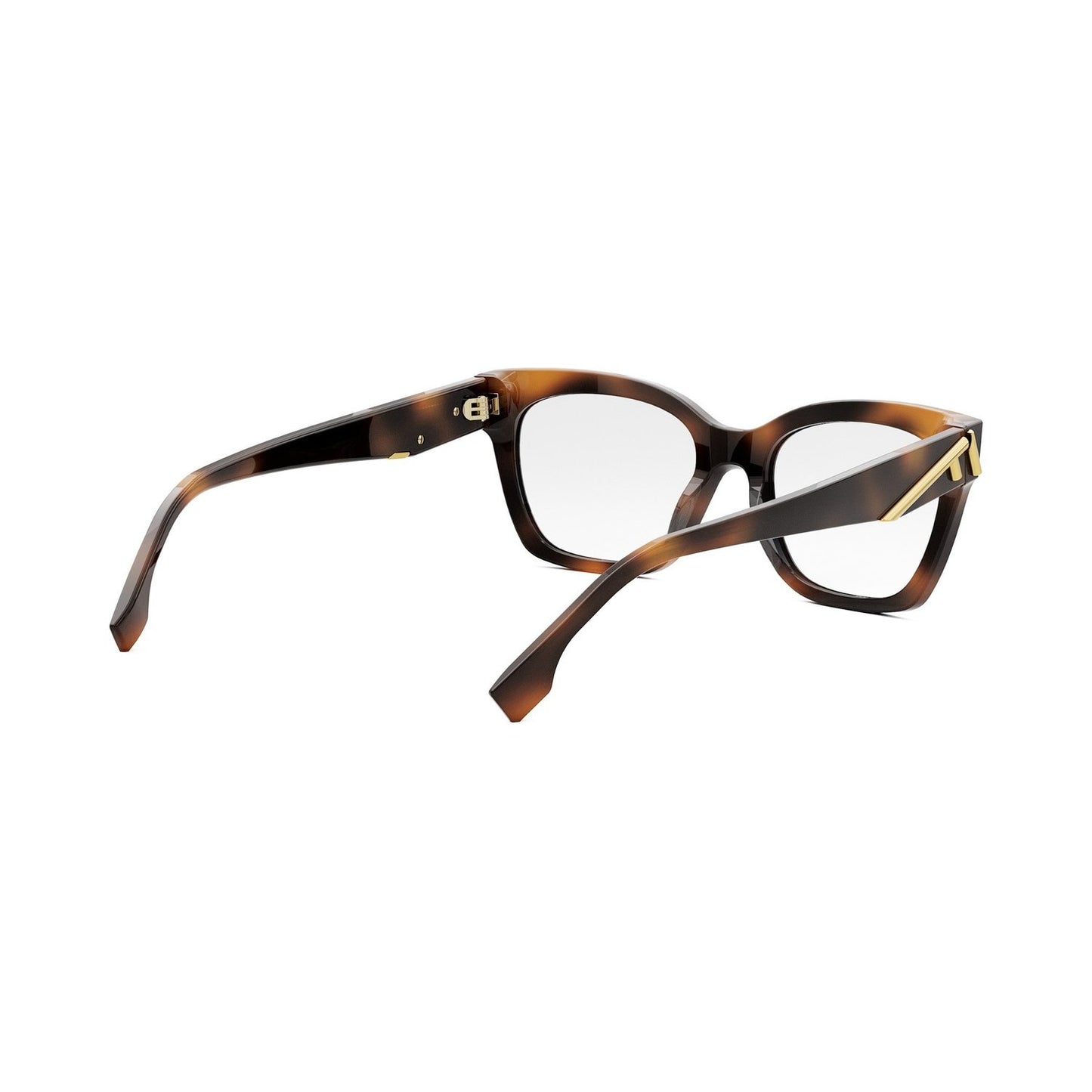 Fendi First Havana Square Eyeglasses 053