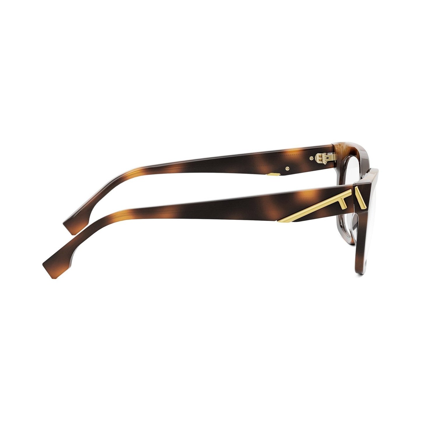Fendi First Havana Square Eyeglasses 053