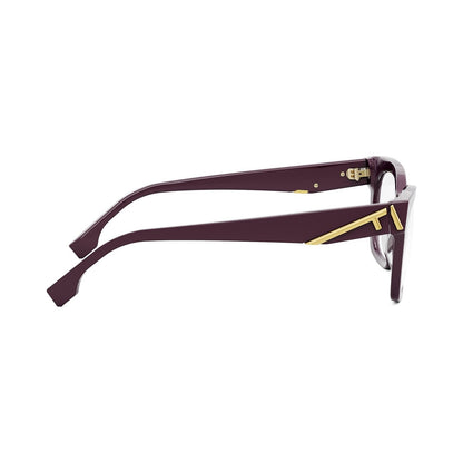 Fendi First Violet Square Eyeglasses 081