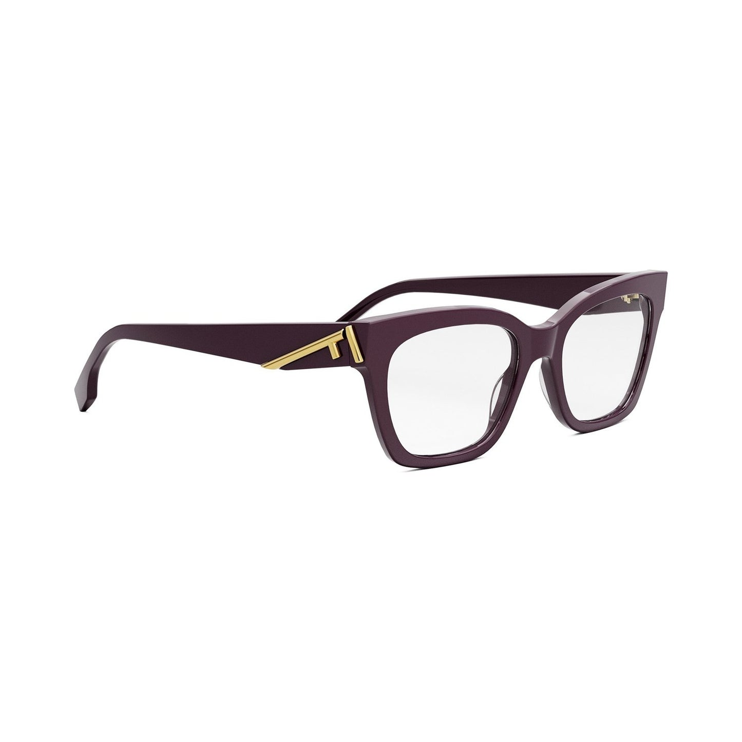 Fendi First Violet Square Eyeglasses 081